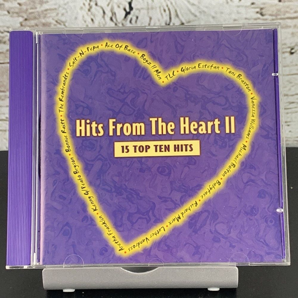 Hits From The Heart II: 15 Top Ten Hits - Various -‎ [CD 1996]